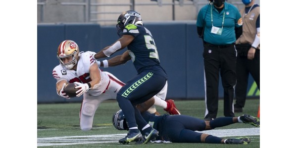 Loistava ottelu Seattle Seahawksin ja San Francisco 49ersin välillä